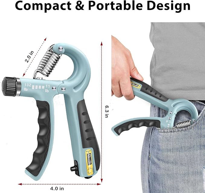 Эспандер для рук регулируемый 5-60 кг (11-132 lbs)