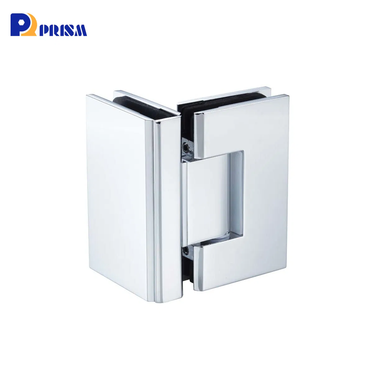Glass to Wall Mount Short Back Plate 90° Brass Shower Hinge for Shower Room