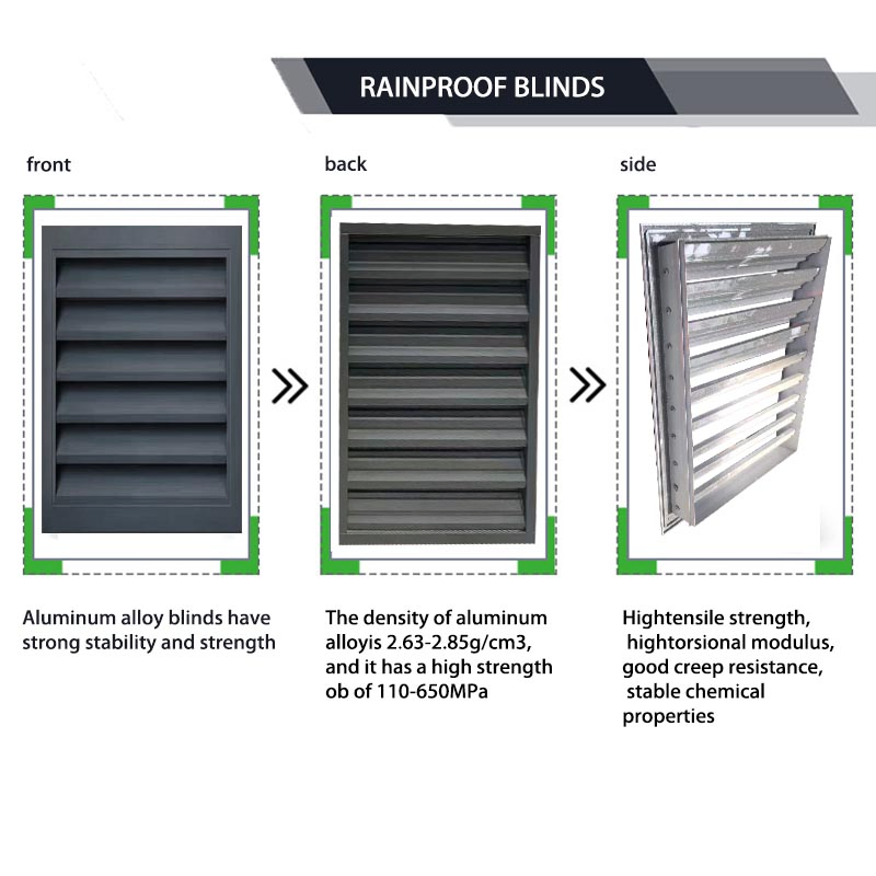 Blinds Manufacturers Electric Manual Container Blinds Factory Exterior Wall Rainproof Aluminum Alloy Blinds