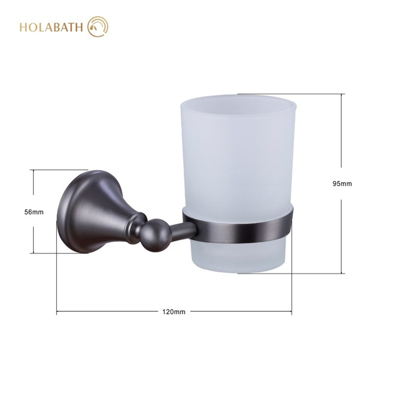 Держатель для стакана и зубных щеток из нержавеющей стали