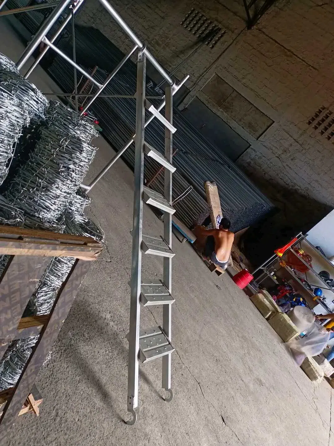 Daily Use, Straight Ladder, Galvanized Iron Ladder