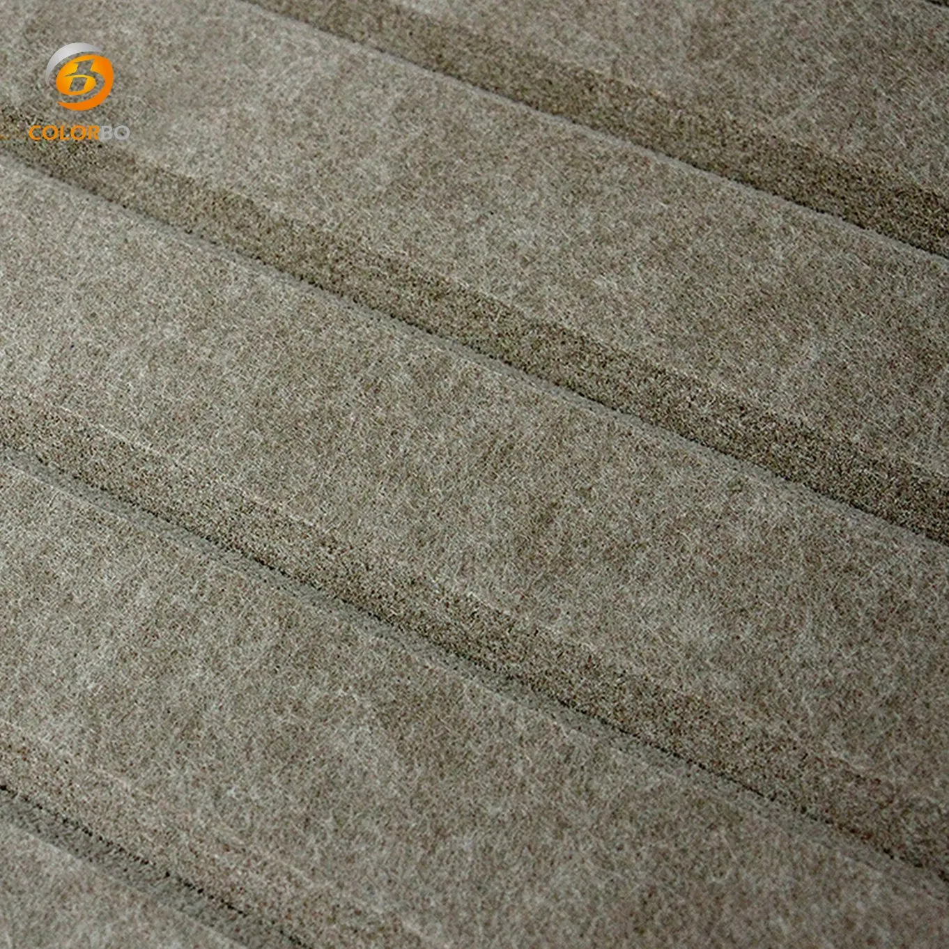 Eco Friendly V-groove cutting Polyester Acoustic Panels Tile  , Acoustic Treatment Panels