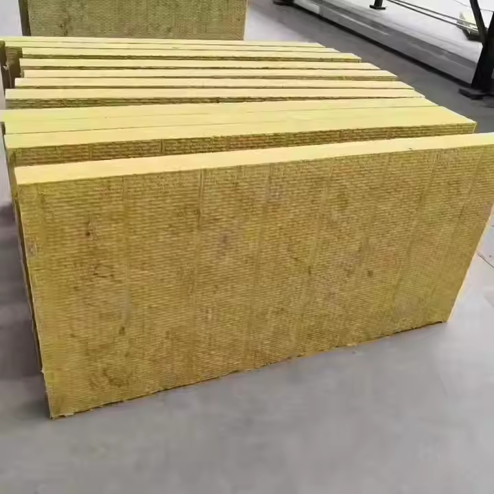 Mineral Basalt Rock Wool Thermal Insulation 100kg/M3 50mm 75mm 100mm U-Rockrol Rock Wool Board Panel Slab