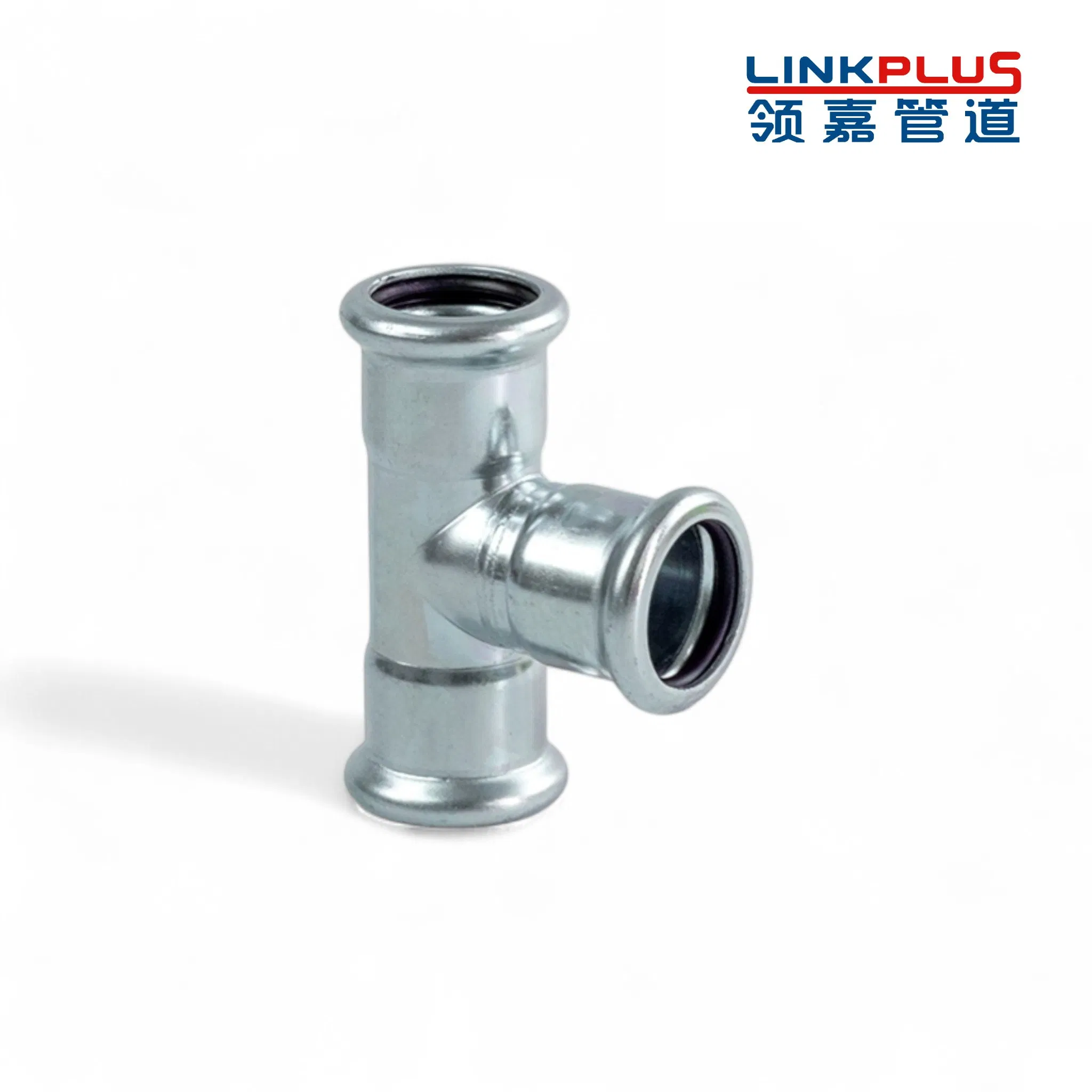 Premium Equal Tee Fitting for Galvanized Zinc Plumbing Systems
