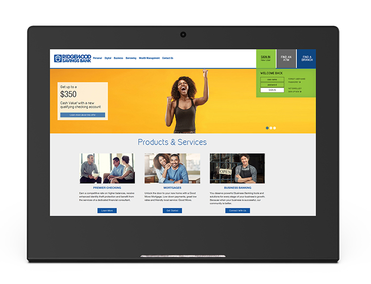 10-дюймовый L-образный Android-планшет с PoE и NFC