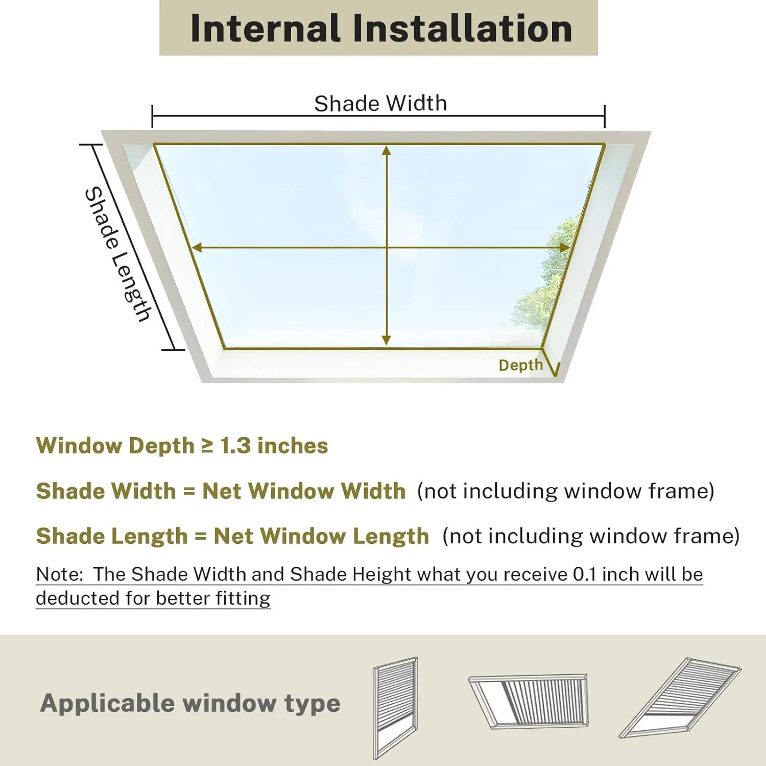 Premium Quality Room Darkening Cellular Blinds Blackout Cordless Skylight Honeycomb Shades