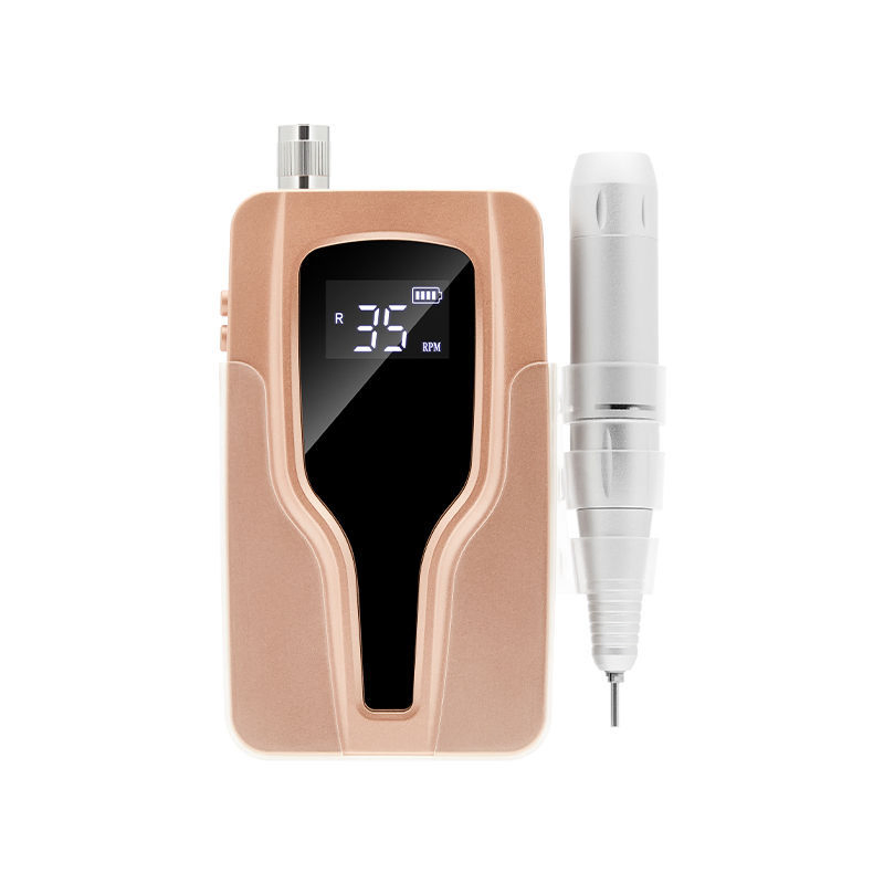 35000rpm Portable Rechargeable Cordless Nail File Drilling Machine with Holder