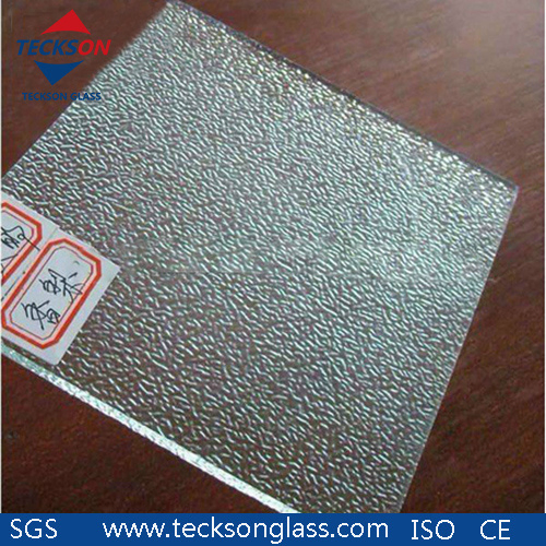6mm Clear/Bronze Nashiji Patterned Glass for Building Glass