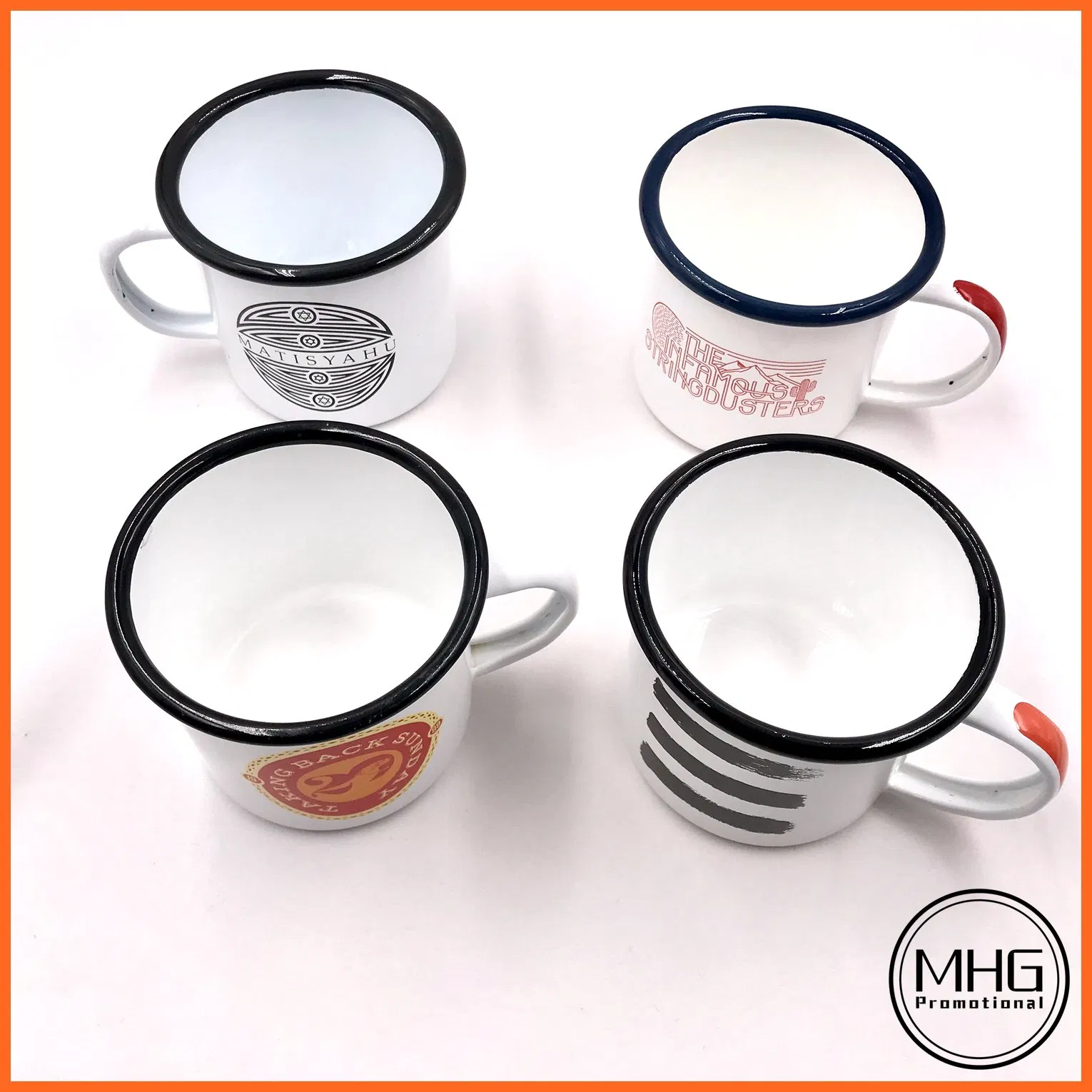 Customized Enamel Metal Mugs