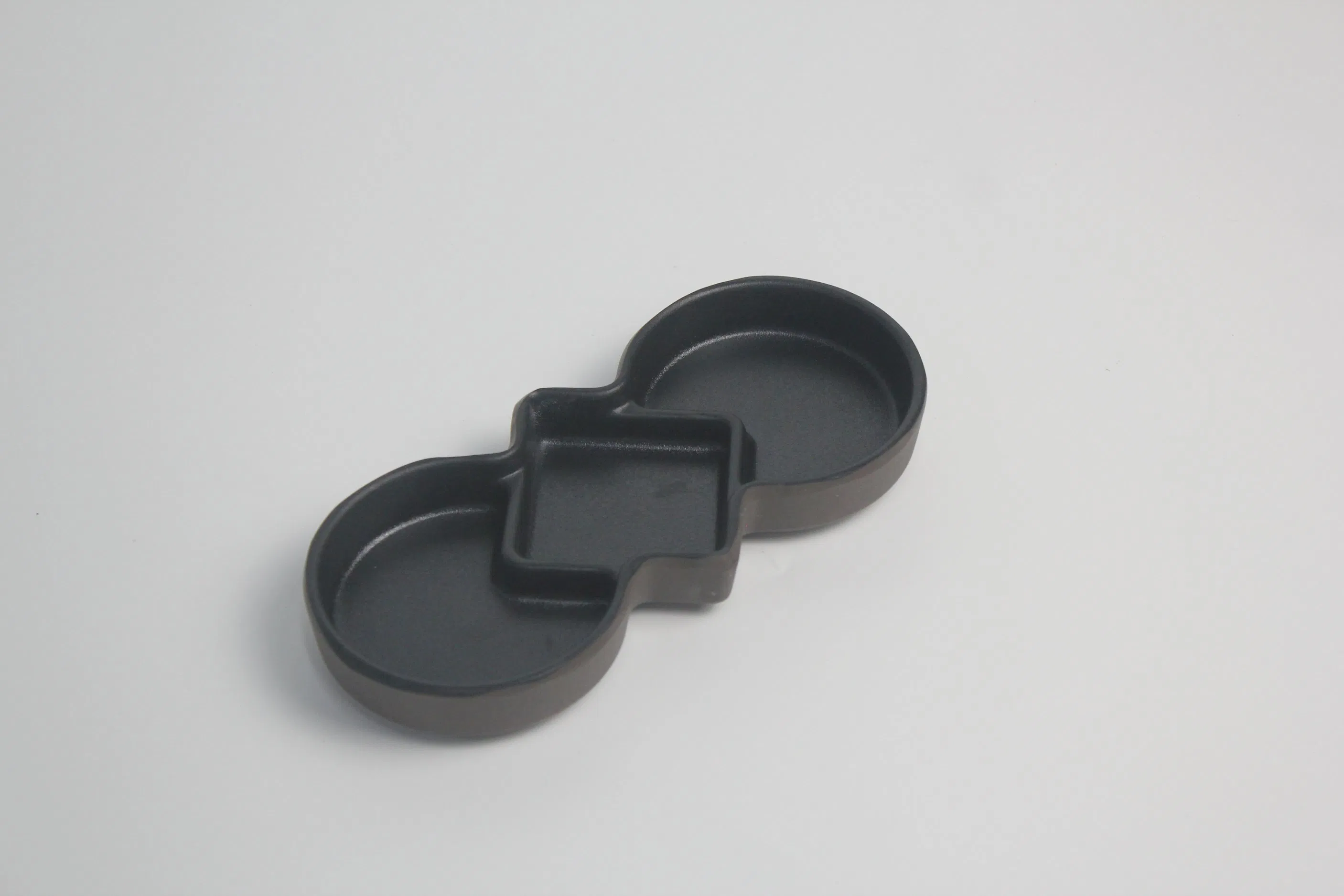 Three-Divided Melamine Sauce Dish Wholesale Sauce Dish Design Style Sauce Dish