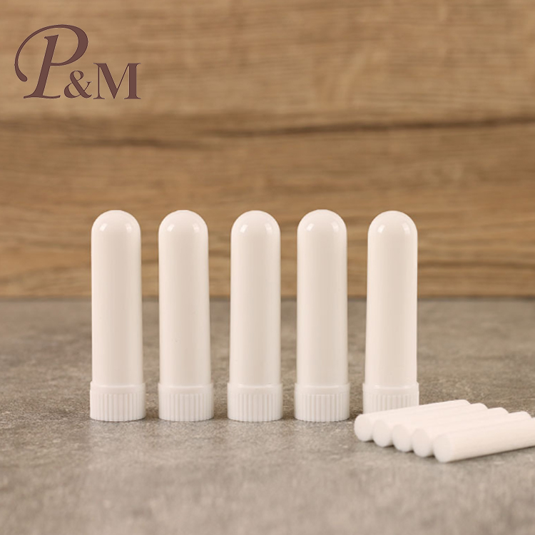 P&M Wholesale Plastic Nasal Inhaler Stick High Quality Cotton
