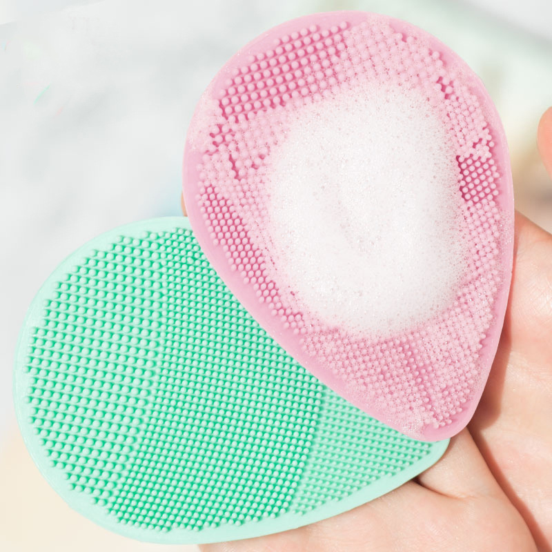 Hot Selling Silicone Baby Face Brush Droplet Shape with Soft Bristles Multi-Functional Massage & Cleansing Tool for Face & Hair