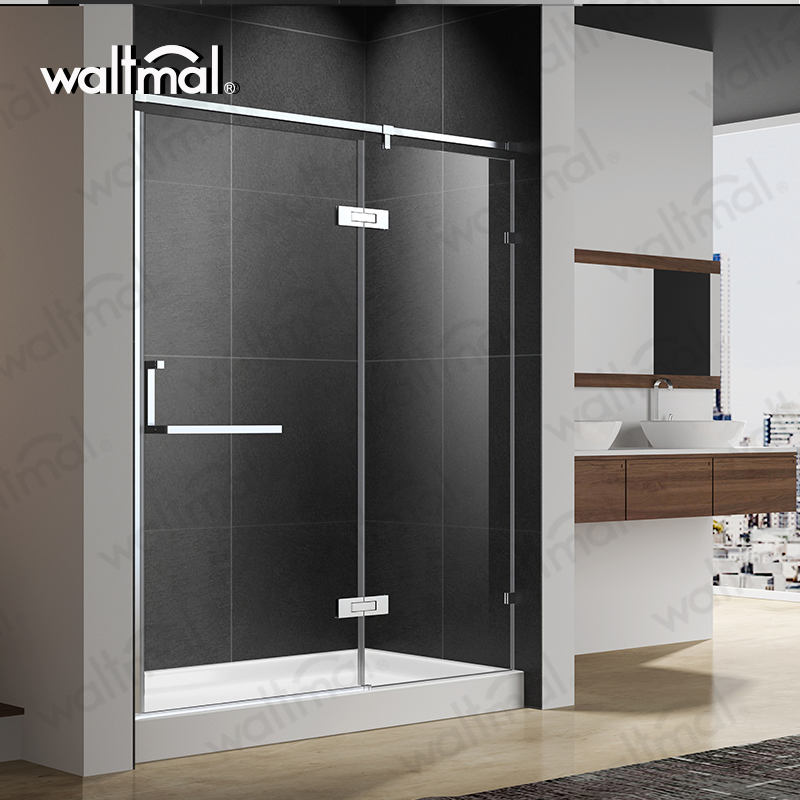 Toughened Glass Hing Shower Door for Bathroom