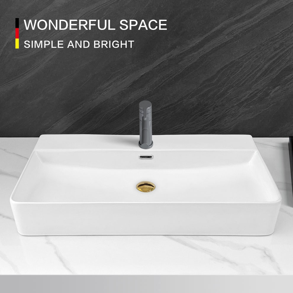 Керамическая раковина для ванной SiCi 800x420 мм