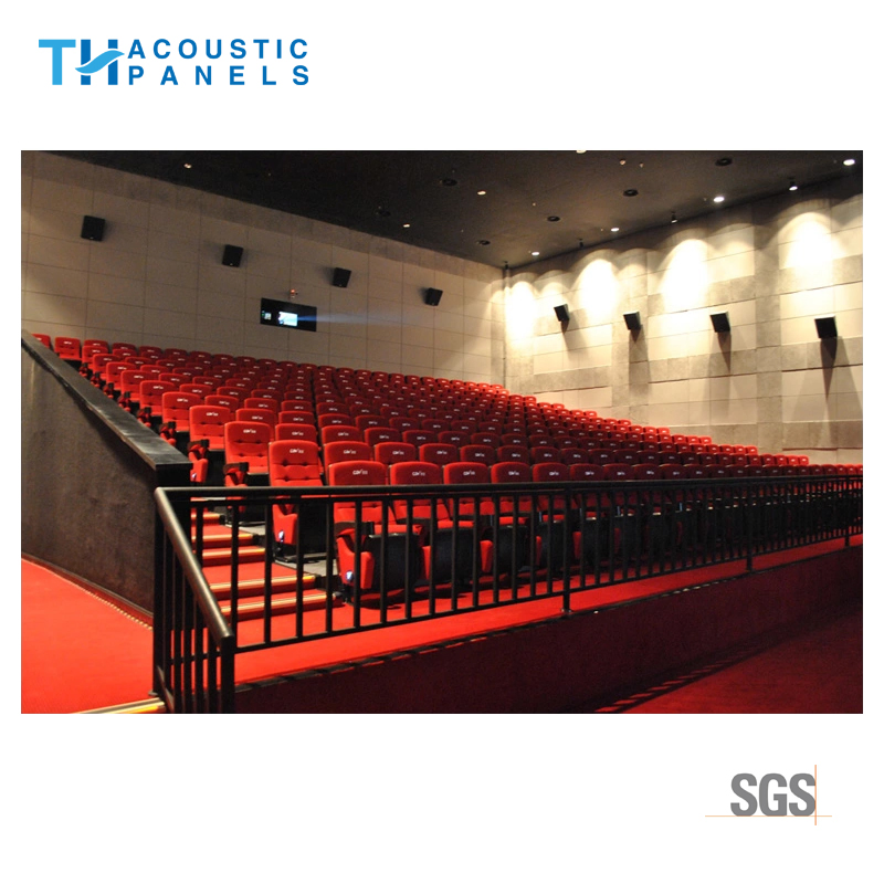 12mm Flame Retartant Polyester Fiber Sound Proofing Panel for Cinema