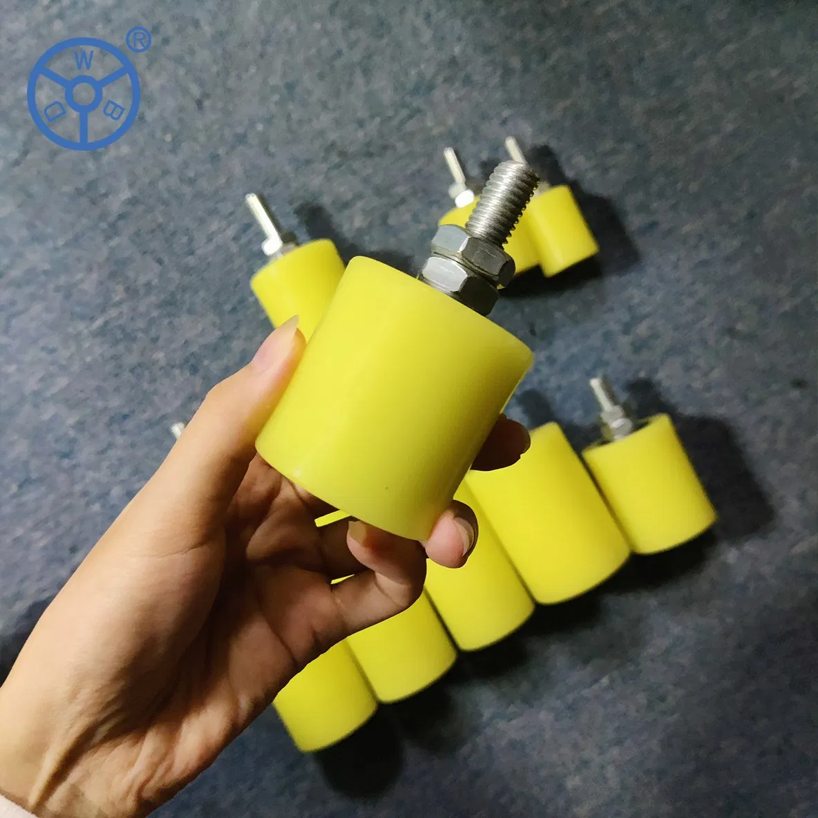 Wbd Factory Sliding Roller Door Wheel Mild Steel Nylon Plastic PP/PA Rollers Door Accessory 75-300mm for Conveyor Guide