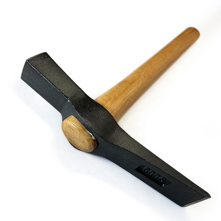 high Quality Mold Forged Pickaxe Mini Garden Pick with Beech Wood Handle