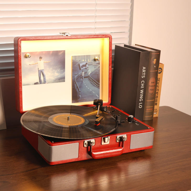 Винтажный проигрыватель винила с Bluetooth, ретро стиль