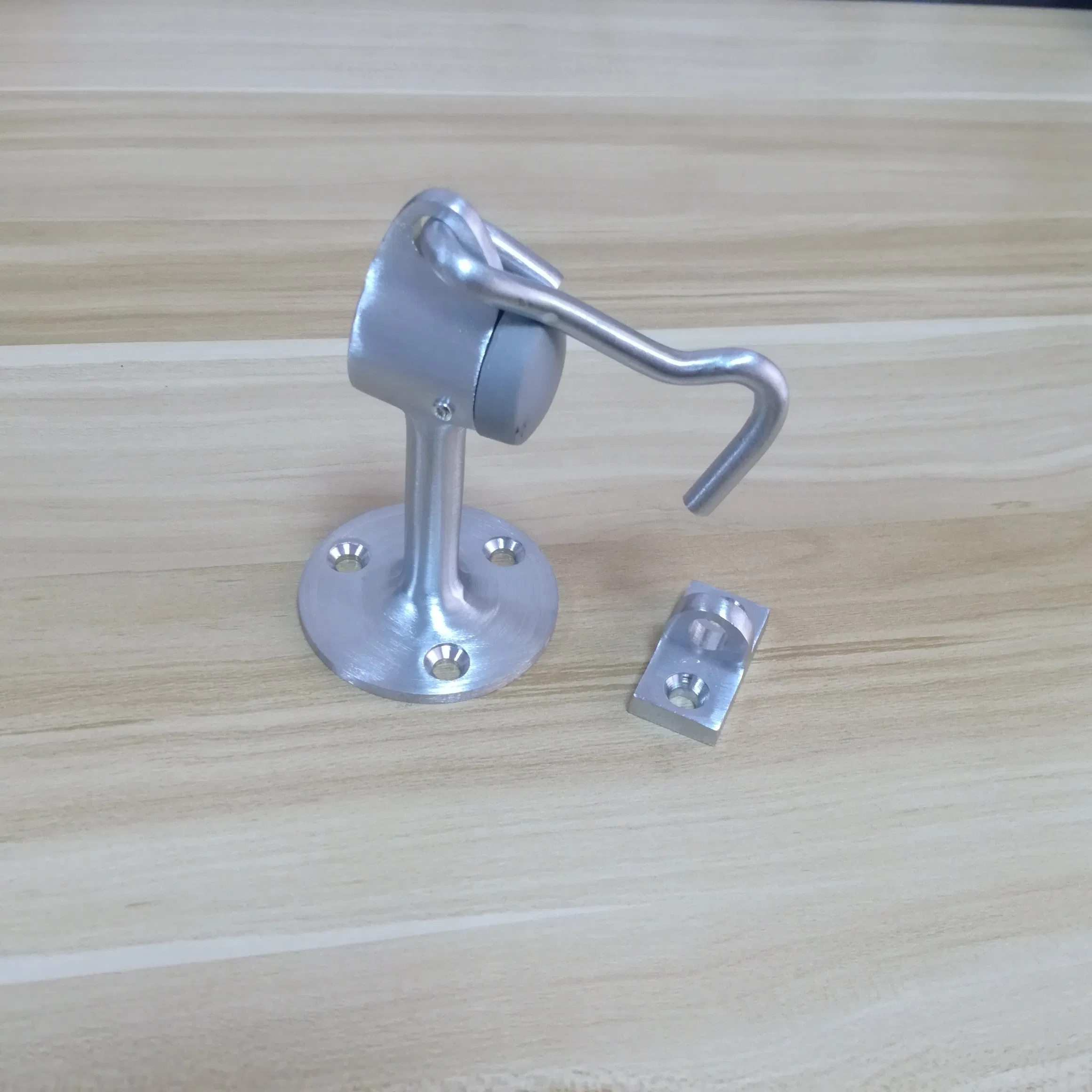 Floor Mount Bumper with Holder Solid Brass