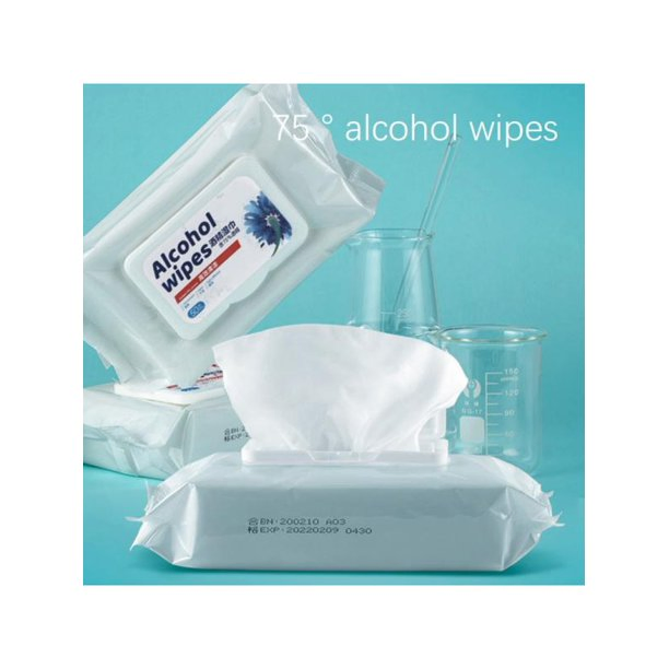 Disinfection 75% Alcohol Wet Wipes Alcohol Disinfectant Wipes - Individually Packaged
