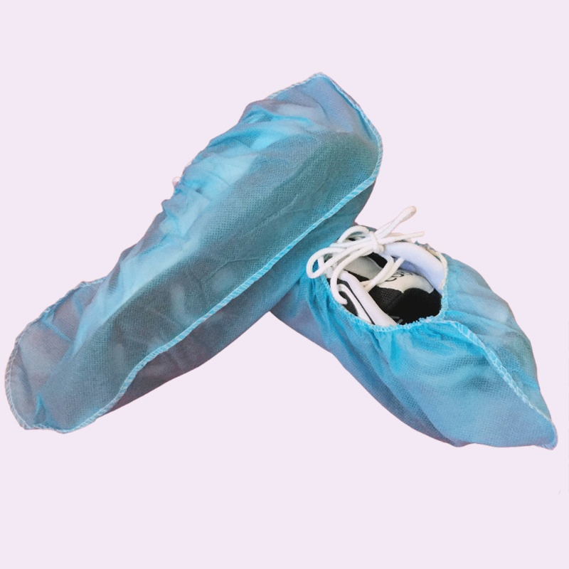 Disposable Non-Skid Shoe Cover with Rubber Band