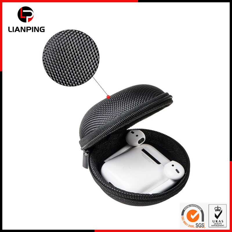 Чехол для наушников EVA, жесткий, с молнией