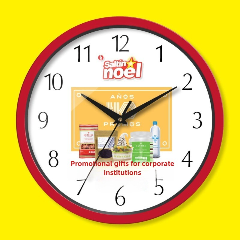 Promotional Gift Customized Plastic Wall Clock Personalized Gift Wall Clock