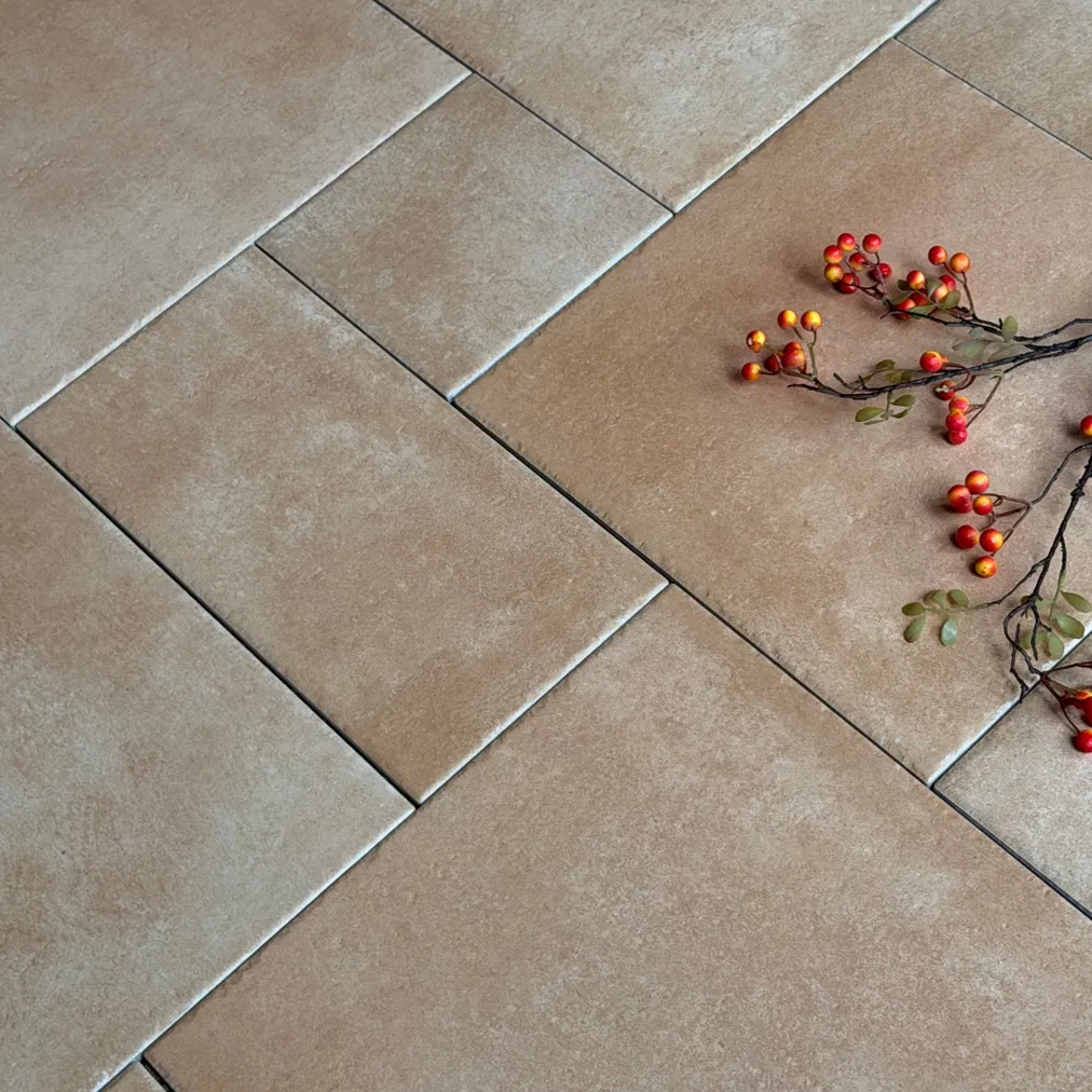 Porcelain Ceramic Floor Tile French Pattern Outdoor