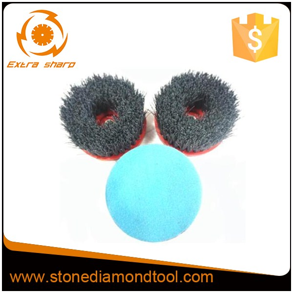 Абразивная щетка круглая античная для гранита