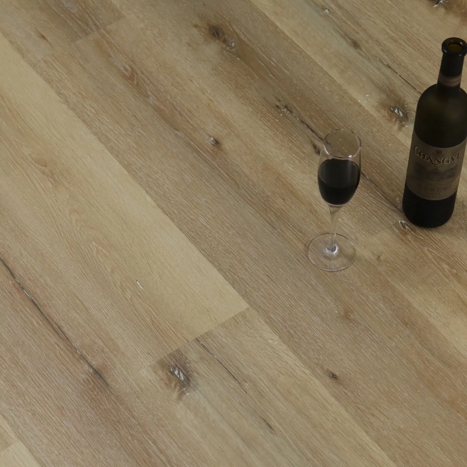 Durable 7.5mm Thickness New Material Deep Color Spc Vinyl Flooring/ Rigid Core