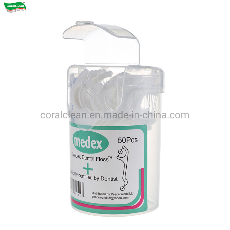 Customized Plastic Toothpick Dental Floss Picks Flosser Flosspick Tooth Pick
