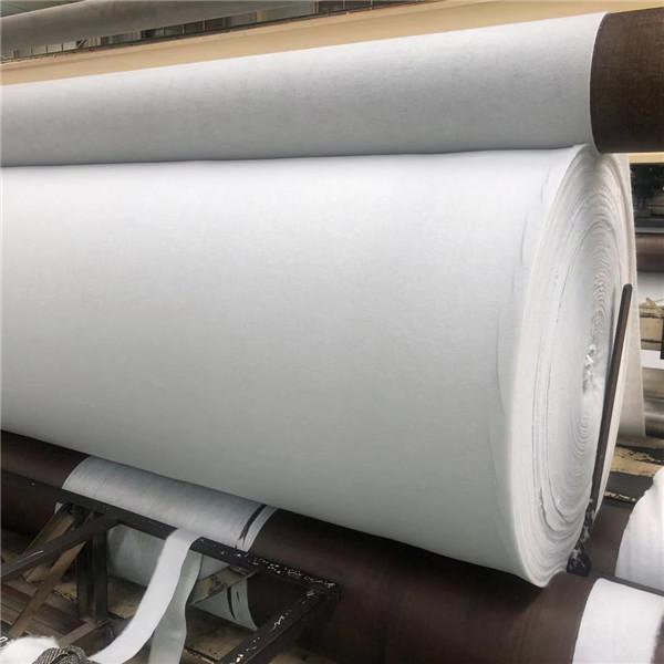 Customized 500GSM Polyester Long Fiber White Non-Woven Fabric of Geotextile