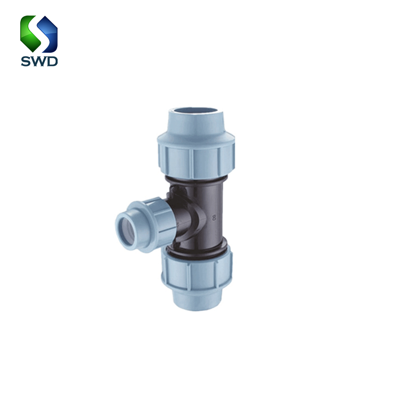 Swd High Pressure PP Compression Quick HDPE Pipe Fitting for Irrigation Plumbing