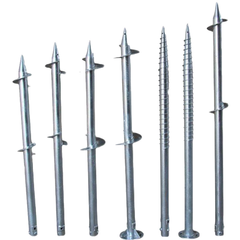 Солнечные крепления на винтовых сваях