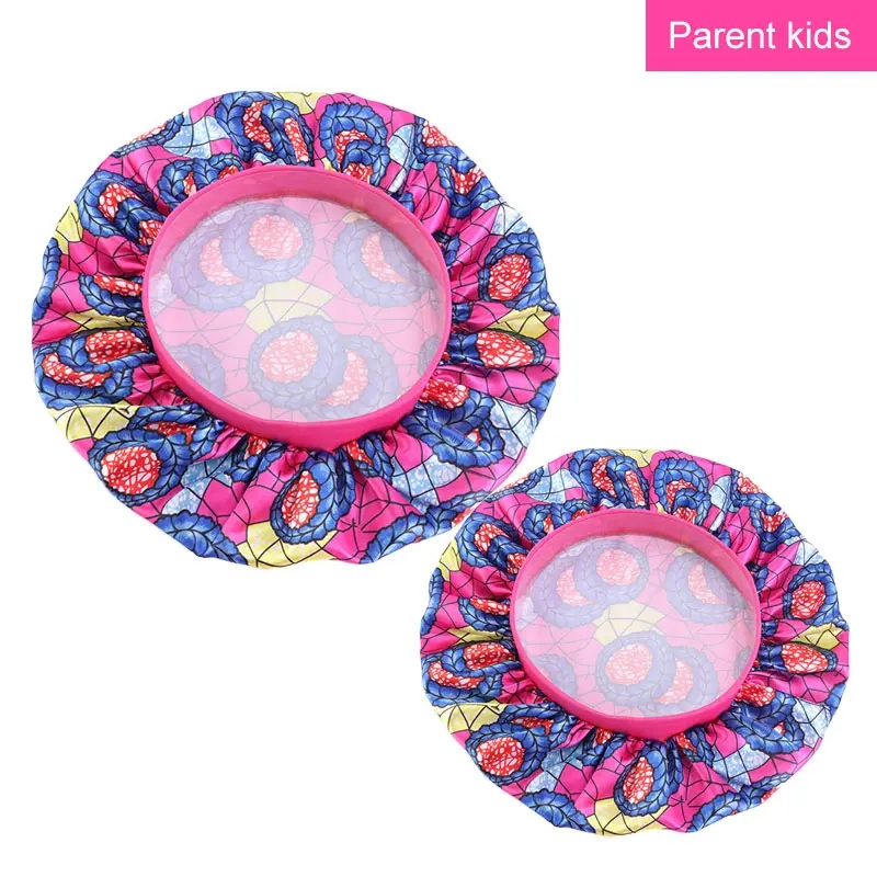 Hot Sale New Arrival Satin Silky Ankara African Pattern Printed Hair Cap