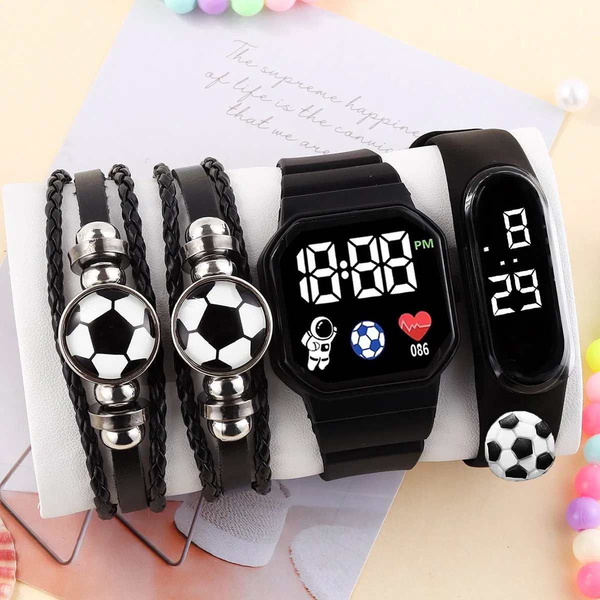 Watch Set Gift Cute Cartoon Teen Watch Teenager