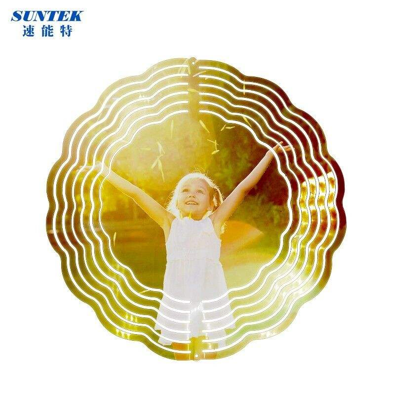 Sublimation Hanging Custom Shape Double Sided 3D Multi Wind Spinner