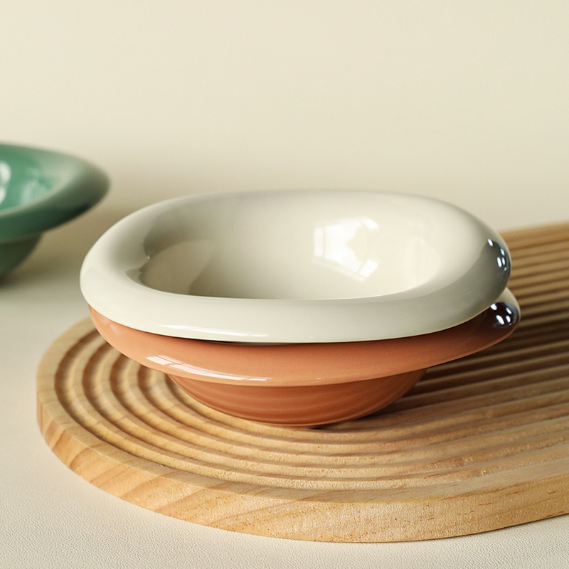 Ceramic Ice Cream Bowl Household Yogurt Pudding Dessert Bowl