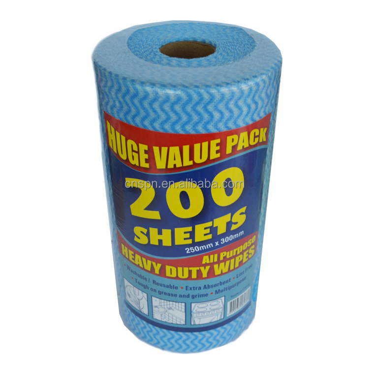 Disposable Non Woven Cleaning Tissue Dry and Wet Tissue in Roll Lazy Rags Reusable Clean Tissue