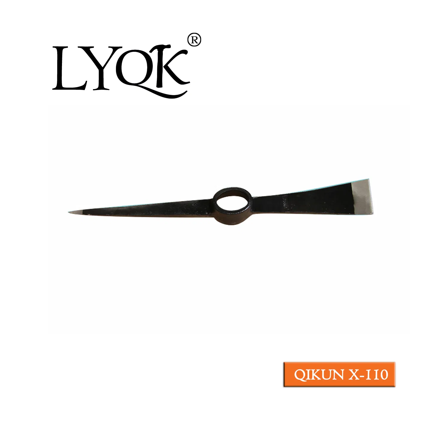 X-109 High Quality Rail Steel 65mn Agriculture Farm Garden Hardware Hand Tools Pick Head Mattock Pickaxe