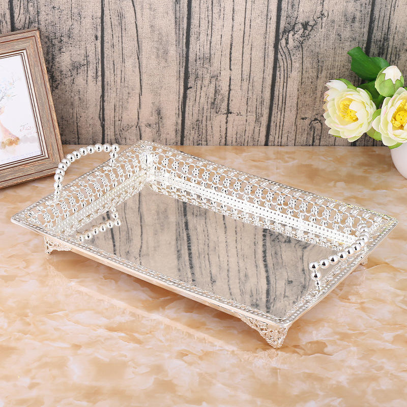 New Wholesale Wedding Home Decoration Metal Fruit Plate