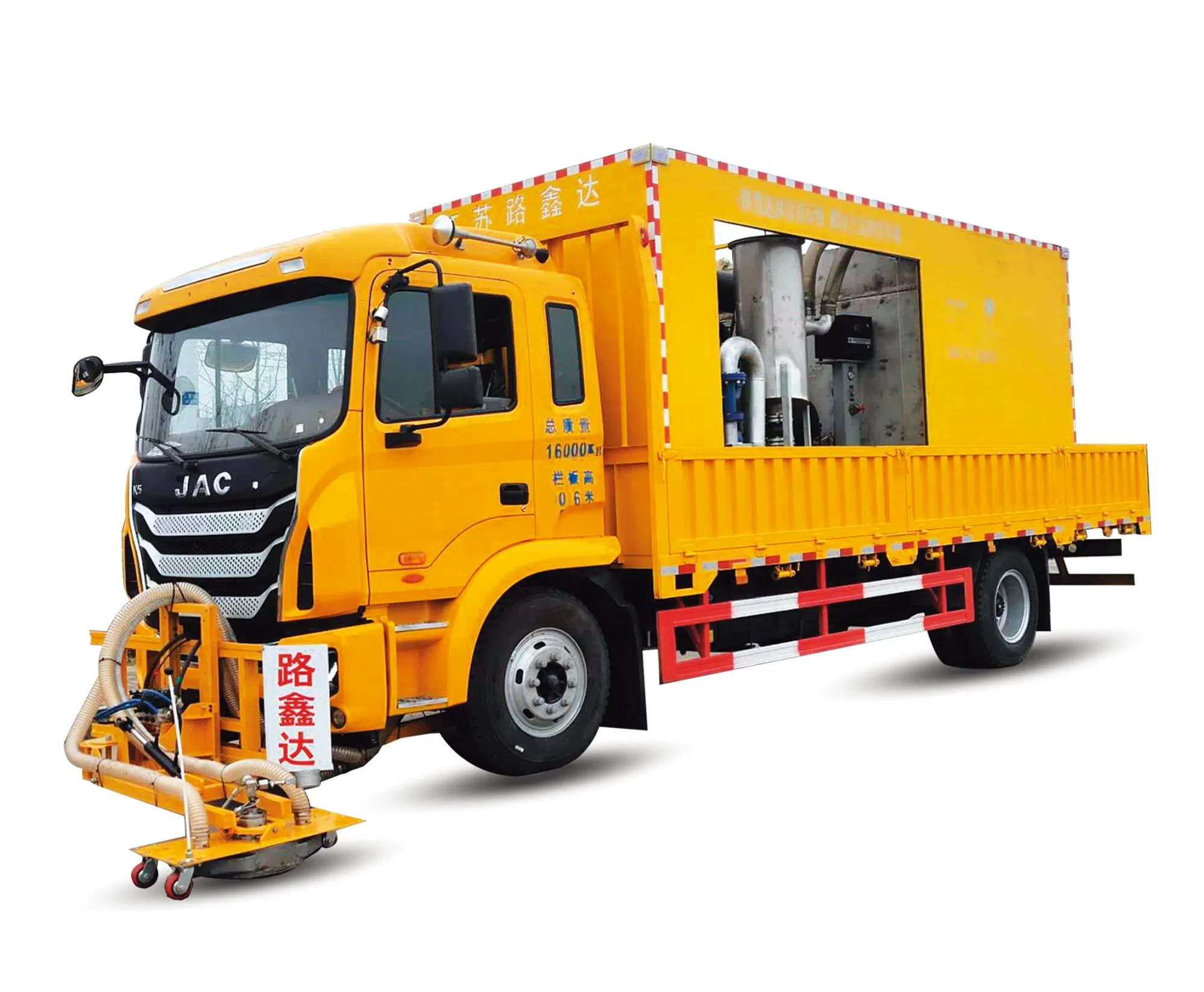 140MPa 200MPa 250MPa Pavement Line Cleaning Removal High Pressure Water Blasting Remove Thermoplastic Markings