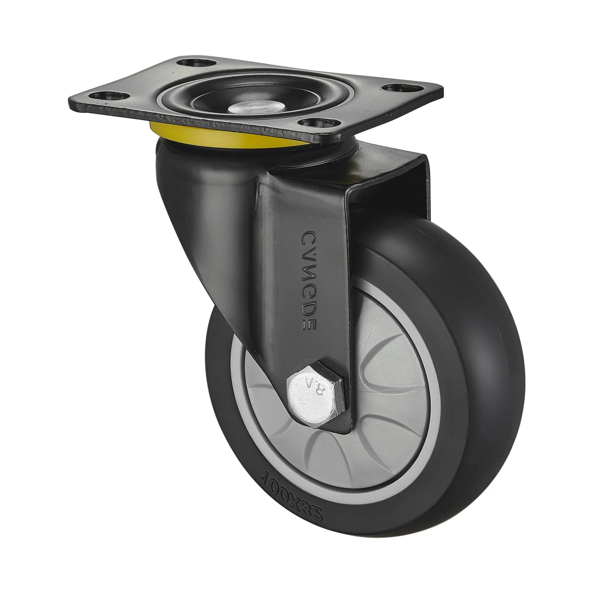 Precision Screw Rod Silent Caster with Dependable Braking System