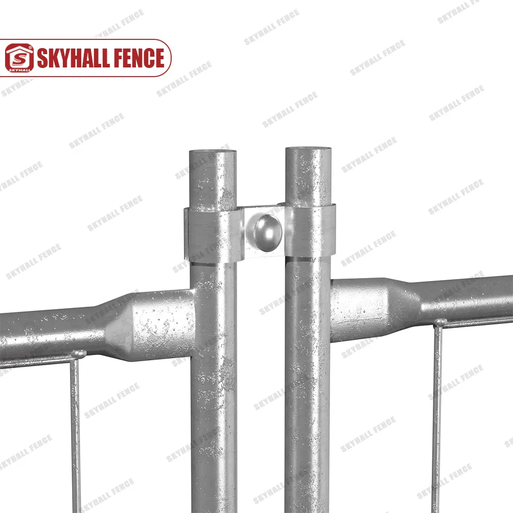 Australian Standard Galvanized Movable Temporary Construction Fence with Plastic Bases