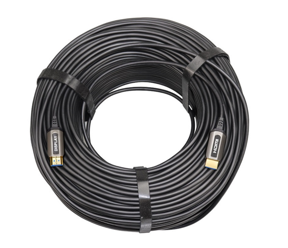 5m 10m 100m Factory Supply 4K/120Hz 4K/144Hz 8K/60Hz Male to Male Aoc Fiber Optical Displayport Cable