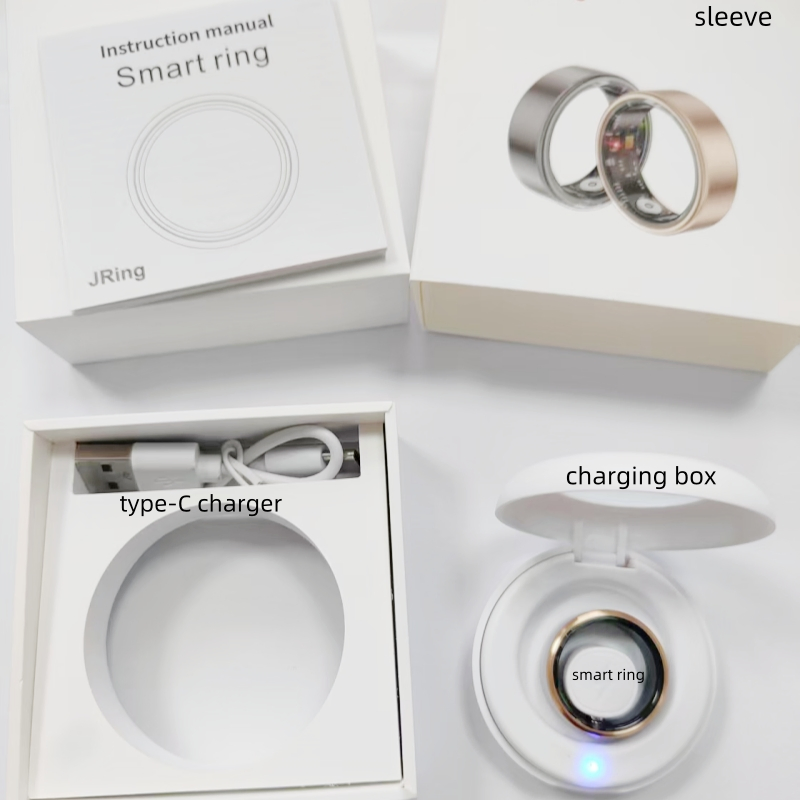 Customizable Bluetooth Connectivity Health Heart Rate SpO2 Waterproof Monitoring Fitness Tracking Sleep Analysis Sr06 R11-J Smart Ring