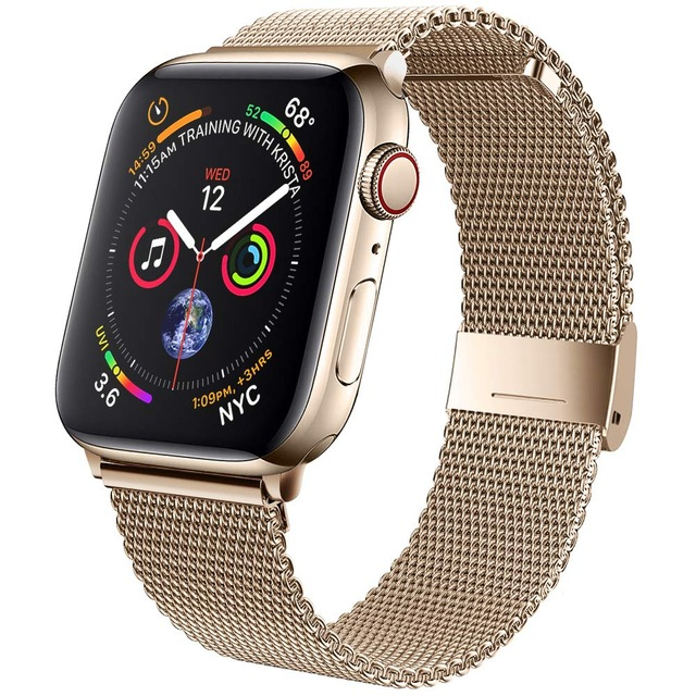 Custom Fashion Designer Metal Bands for Stainless Steel Bracelet for Milanese Apple Watch Band Strap 38mm 40mm 42mm 44mm