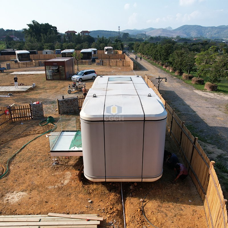 Innovative Capsule House for Modern Living and Sustainable Design