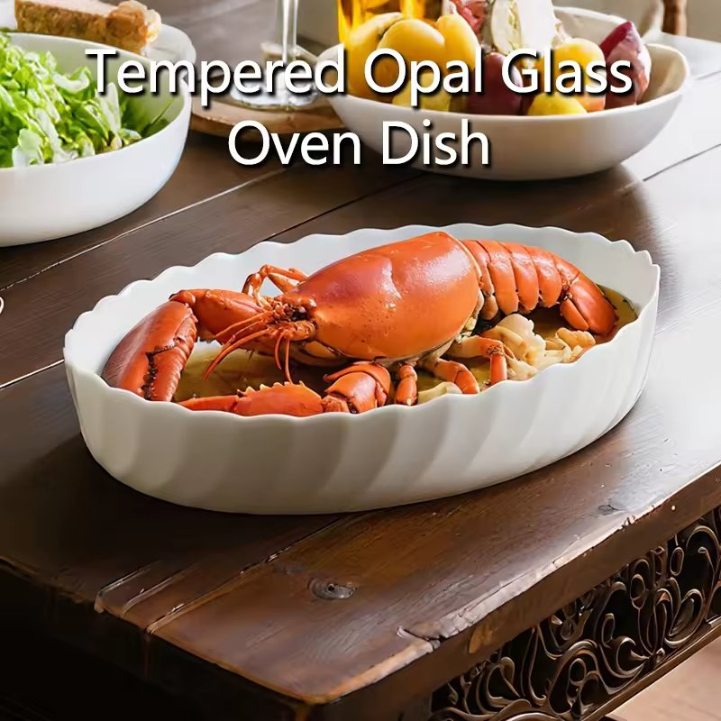 Home Use Opal Glassware Oven Dish Set for Baking Lovers
