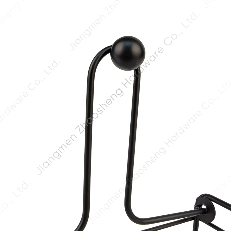 Restaurant Metal Iron Table Roll Paper Tissue Holder Black Napkin Holder